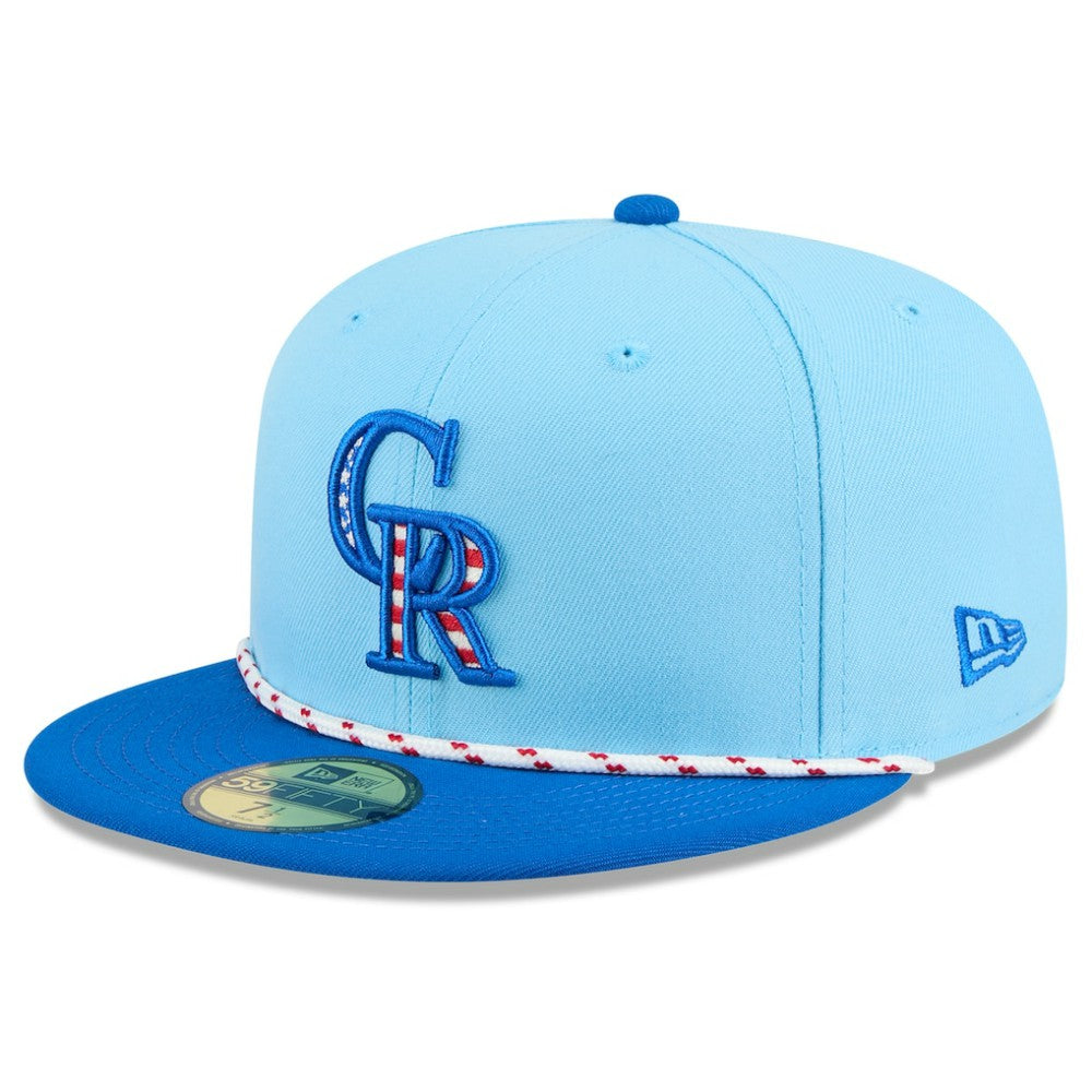 Colorado Rockies New Era 2025 Fourth of July 59FIFTY Fitted Hat - MLB Hats