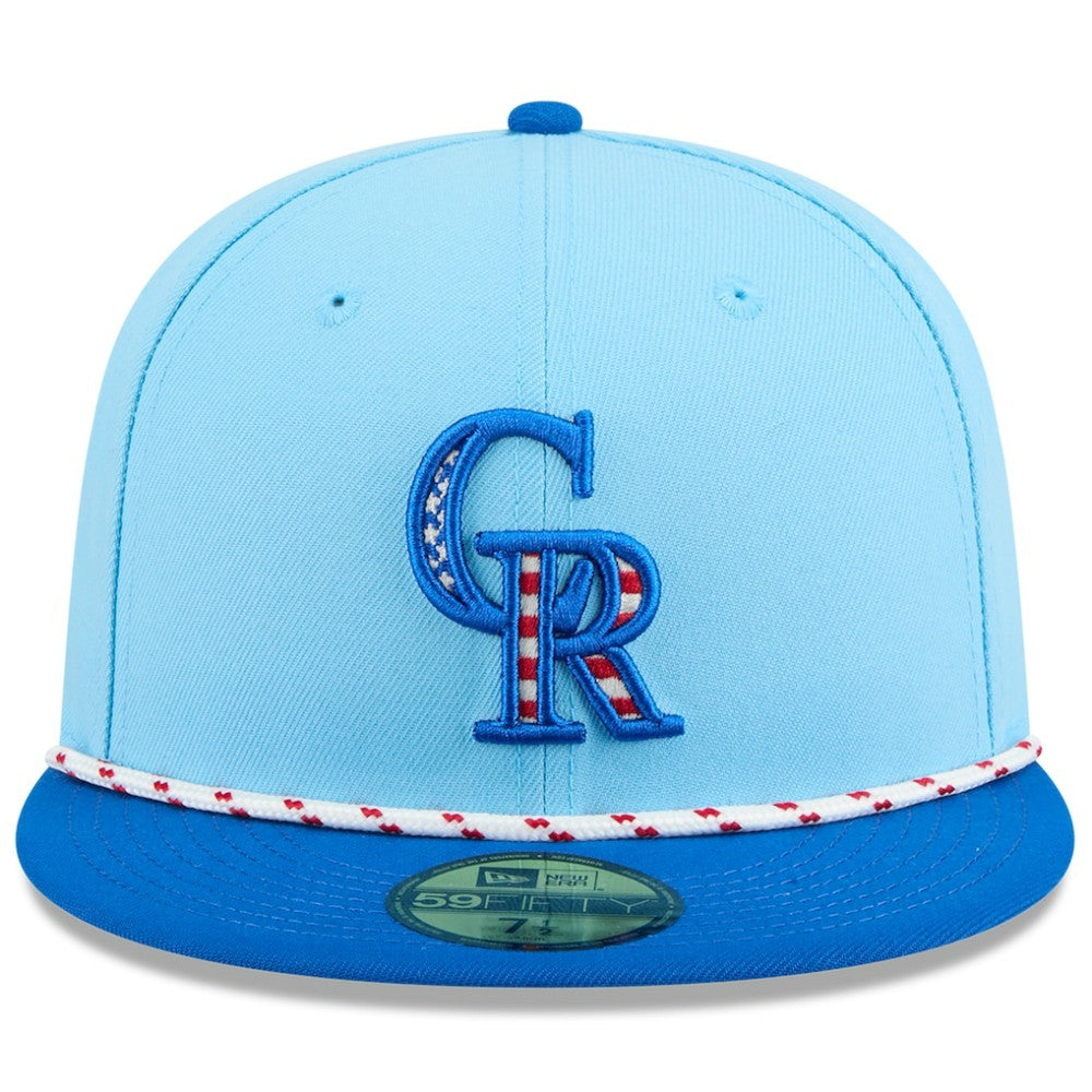 Colorado Rockies New Era 2025 Fourth of July 59FIFTY Fitted Hat - MLB Hats