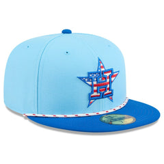 Houston Astros New Era 2025 Fourth of July 59FIFTY Fitted Hat - MLB Hats