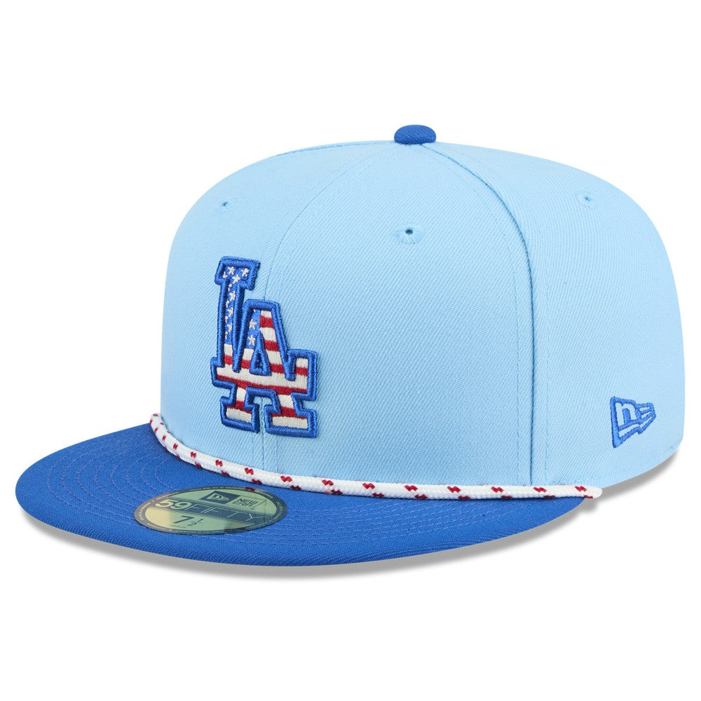 Los Angeles Dodgers New Era 2025 Fourth of July 59FIFTY Fitted Hat - MLB Hats