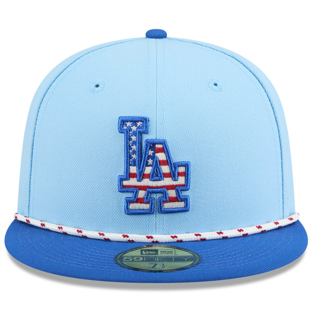 Los Angeles Dodgers New Era 2025 Fourth of July 59FIFTY Fitted Hat - MLB Hats
