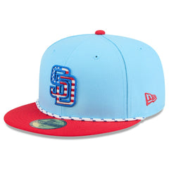 San Diego Padres New Era 2025 Fourth of July 59FIFTY Fitted Hat - MLB Hats