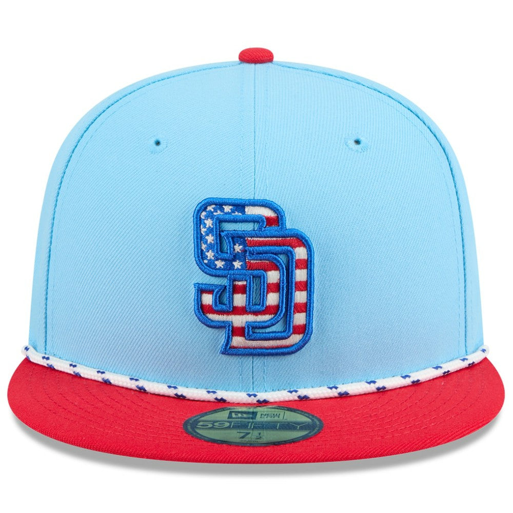 San Diego Padres New Era 2025 Fourth of July 59FIFTY Fitted Hat - MLB Hats