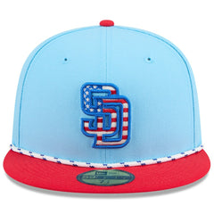San Diego Padres New Era 2025 Fourth of July 59FIFTY Fitted Hat - MLB Hats