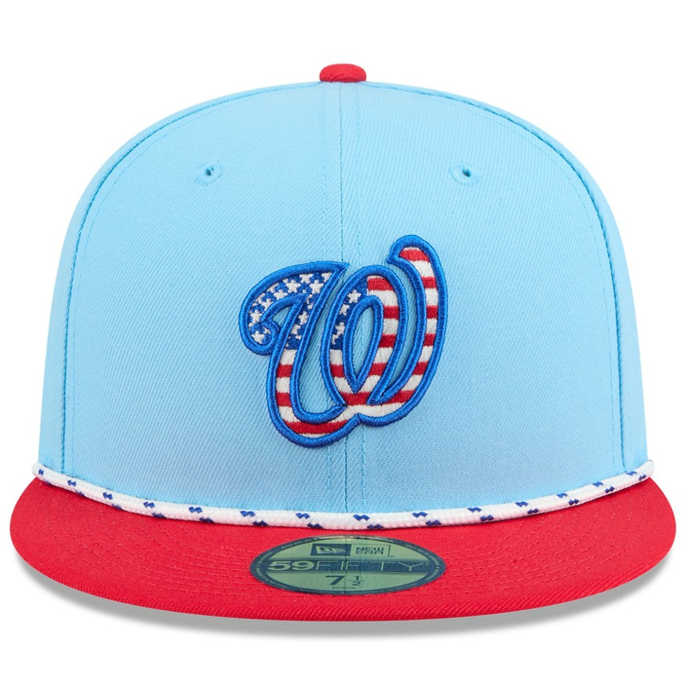 Washington Nationals New Era 2025 Fourth of July 59FIFTY Fitted Hat - MLB Hats