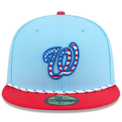 Washington Nationals New Era 2025 Fourth of July 59FIFTY Fitted Hat - MLB Hats