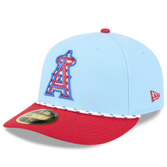 Los Angeles Angels New Era 2025 Fourth of July Low Profile 59FIFTY Fitted Hat - MLB Hats