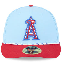Los Angeles Angels New Era 2025 Fourth of July Low Profile 59FIFTY Fitted Hat - MLB Hats