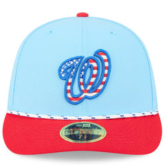 Washington Nationals New Era 2025 Fourth of July Low Profile 59FIFTY Fitted Hat - MLB Hats