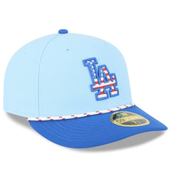 Los Angeles Dodgers New Era 2025 Fourth of July Low Profile 59FIFTY Fitted Hat - MLB Hats