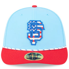 San Francisco Giants New Era 2025 Fourth of July Low Profile 59FIFTY Fitted Hat - MLB Hats