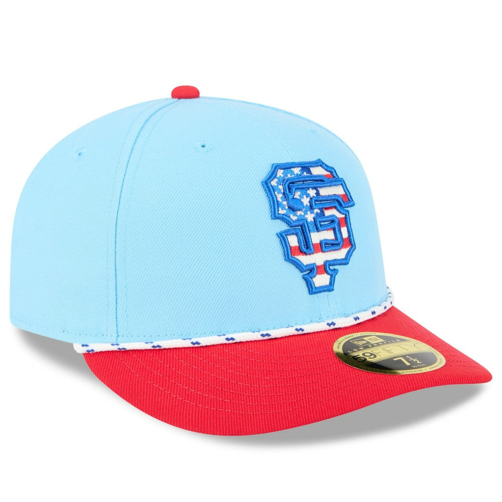 San Francisco Giants New Era 2025 Fourth of July Low Profile 59FIFTY Fitted Hat - MLB Hats