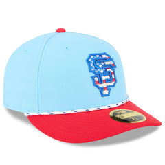 San Francisco Giants New Era 2025 Fourth of July Low Profile 59FIFTY Fitted Hat - MLB Hats
