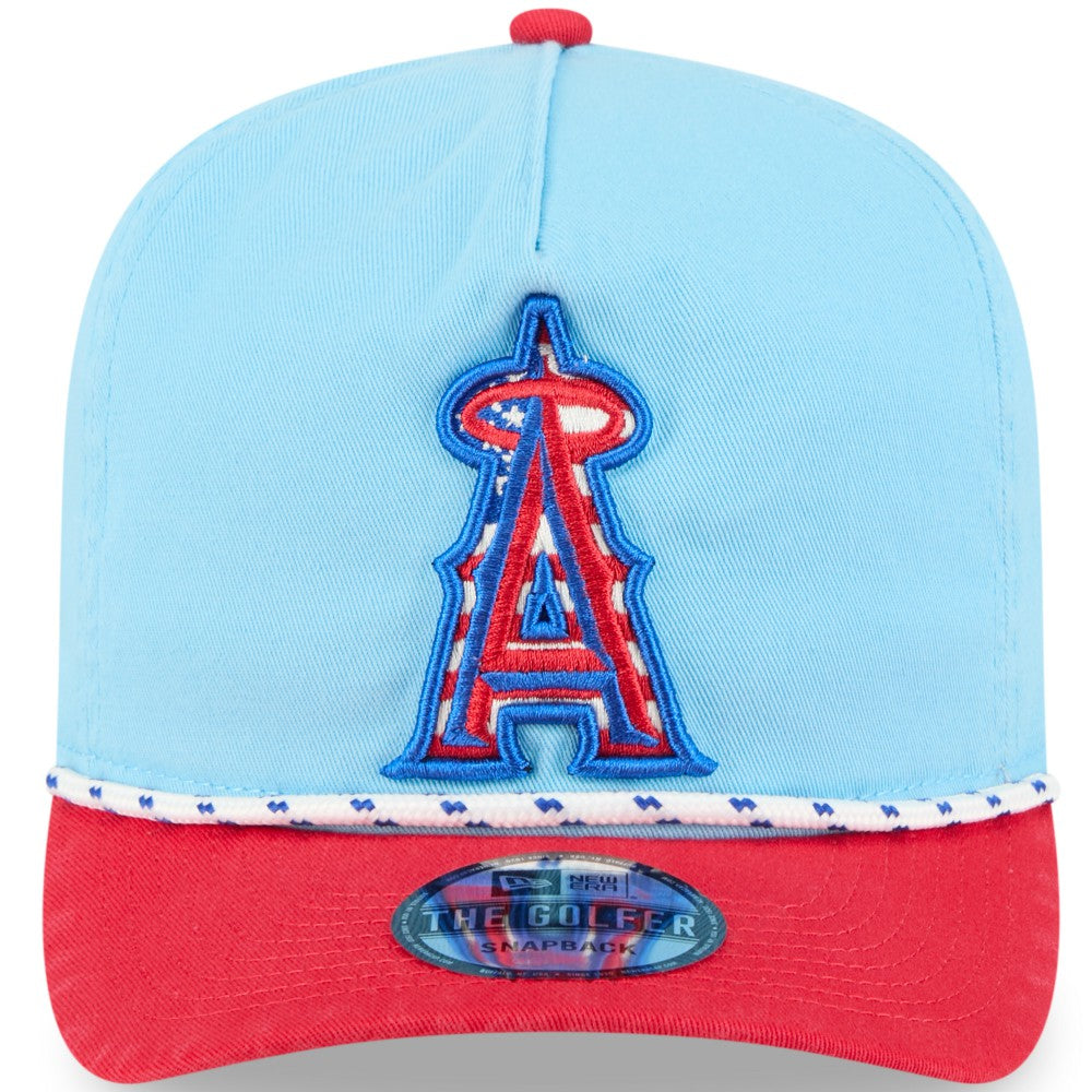 Los Angeles Angels New Era 2025 Fourth of July Golfer Snapback Hat - MLB Hats