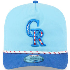 Colorado Rockies New Era 2025 Fourth of July Golfer Snapback Hat - MLB Hats