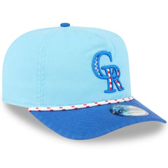 Colorado Rockies New Era 2025 Fourth of July Golfer Snapback Hat - MLB Hats