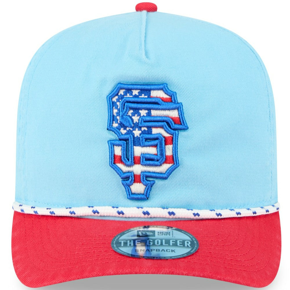San Francisco Giants New Era 2025 Fourth of July Golfer Snapback Hat - MLB Hats