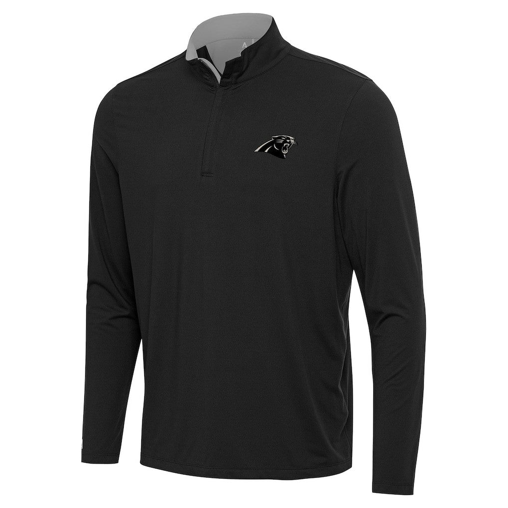 Carolina Panthers Antigua Content Quarter-Zip Pullover Top | NFL New