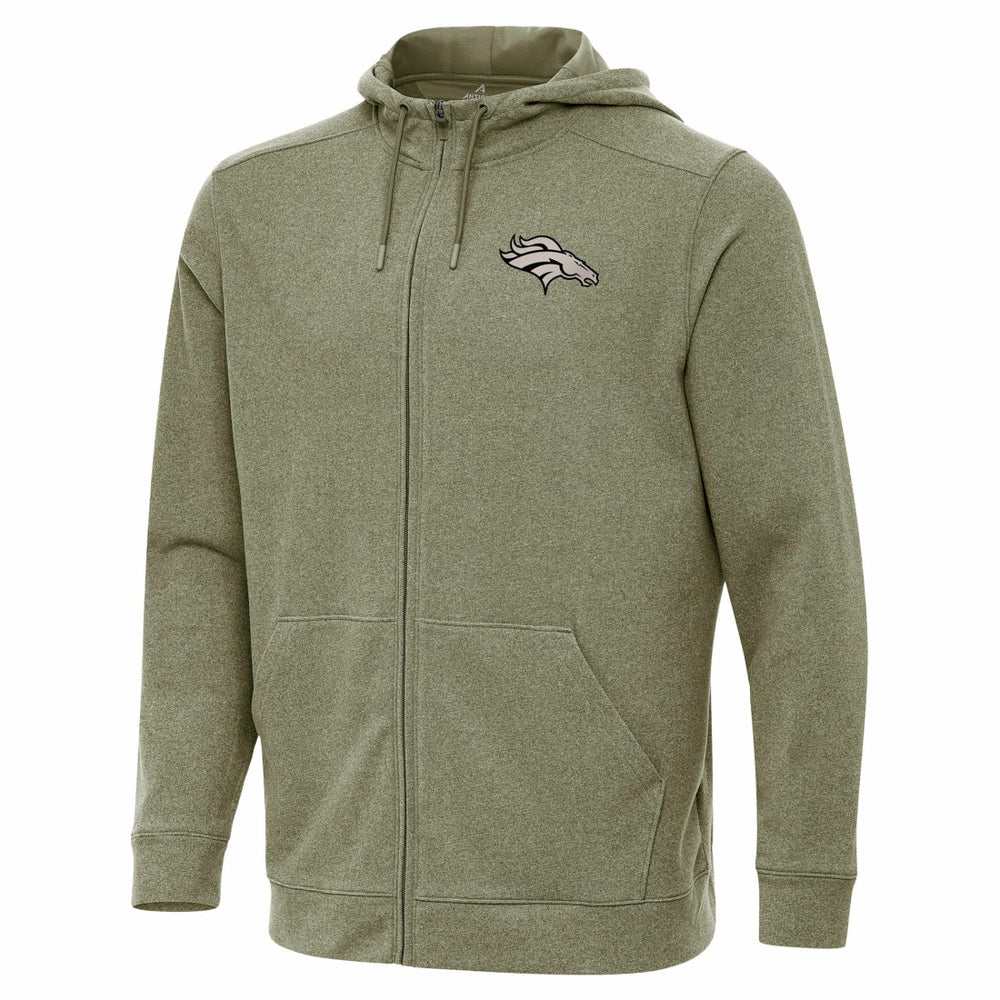 Denver Broncos Antigua Effortless Full-Zip Hoodie Jacket | NFL Hot