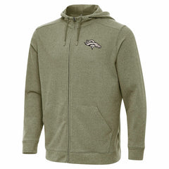 Denver Broncos Antigua Effortless Full-Zip Hoodie Jacket | NFL Hot