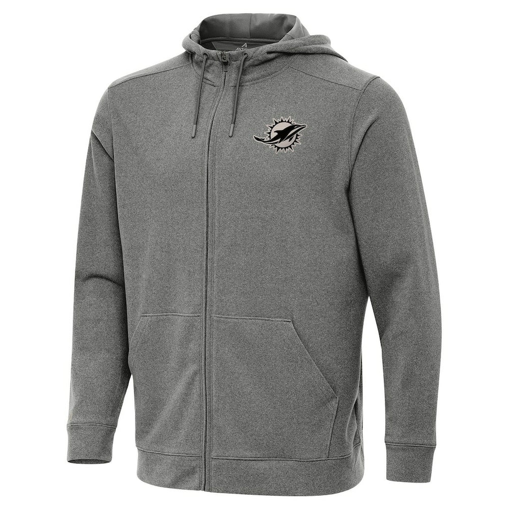 Miami Dolphins Antigua Effortless Full-Zip Hoodie Jacket | NFL Hot