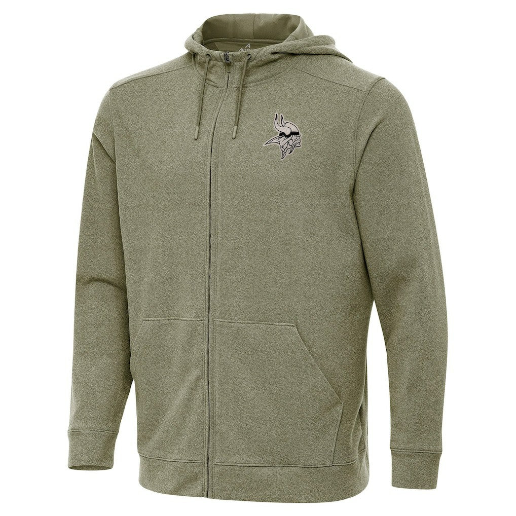 Minnesota Vikings Antigua Effortless Full-Zip Hoodie Jacket | NFL Sale