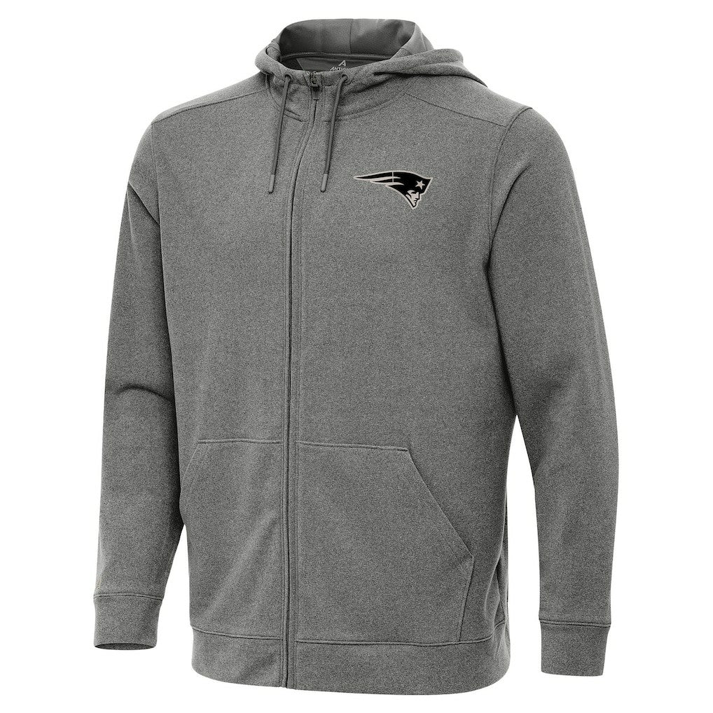 New England Patriots Antigua Effortless Full-Zip Hoodie Jacket | NFL Online
