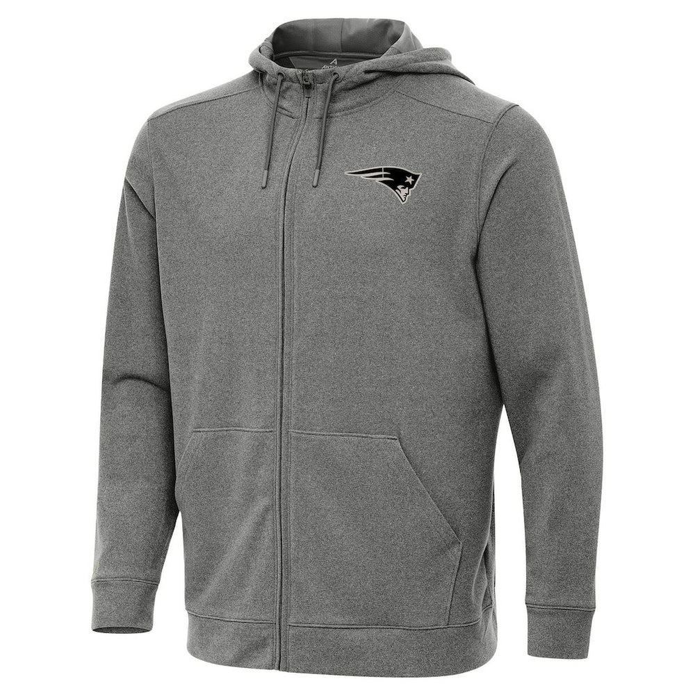 New England Patriots Antigua Effortless Full-Zip Hoodie Jacket | NFL Online
