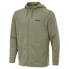New Orleans Saints Antigua Effortless Full-Zip Hoodie Jacket | NFL New