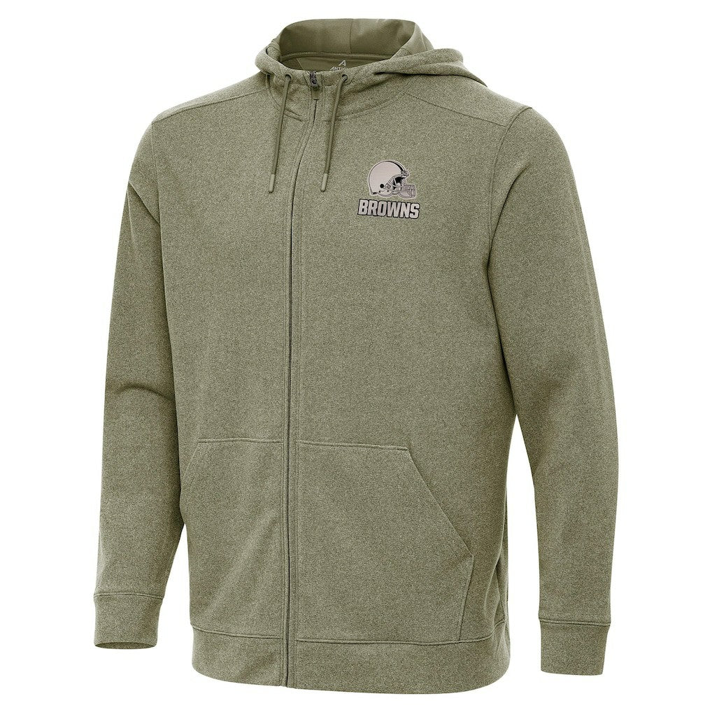 Cleveland Browns Antigua Effortless Full-Zip Hoodie Jacket | NFL Hot