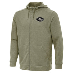 San Francisco 49ers Antigua Effortless Full-Zip Hoodie Jacket | NFL Online