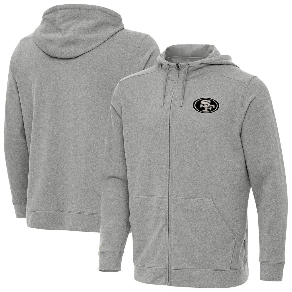 San Francisco 49ers Antigua Effortless Full-Zip Hoodie Jacket | NFL On sale