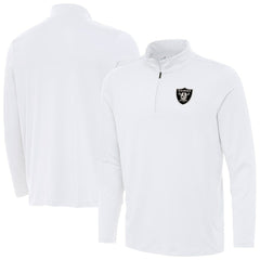 Las Vegas Raiders Antigua Reprocess Quarter-Zip Top | NFL Near me