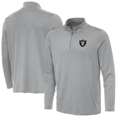 Las Vegas Raiders Antigua Reprocess Quarter-Zip Top | NFL Hot