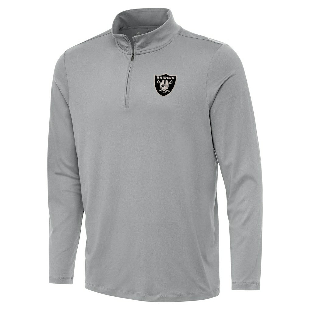 Las Vegas Raiders Antigua Reprocess Quarter-Zip Top | NFL Hot