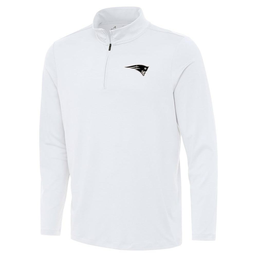 New England Patriots Antigua Reprocess Quarter-Zip Top | NFL US