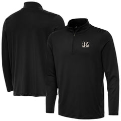 Cincinnati Bengals Antigua Reprocess Quarter-Zip Top | NFL Outlet