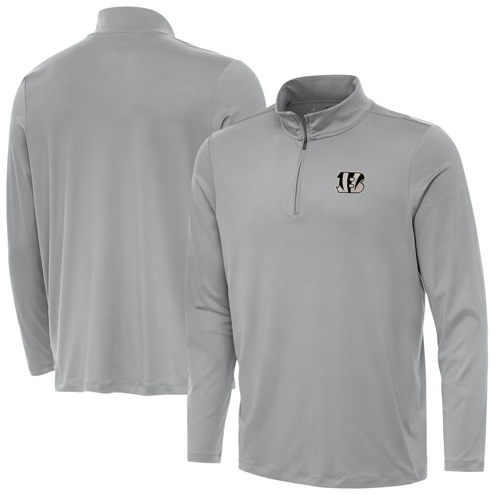 Cincinnati Bengals Antigua Reprocess Quarter-Zip Top | NFL Outlet