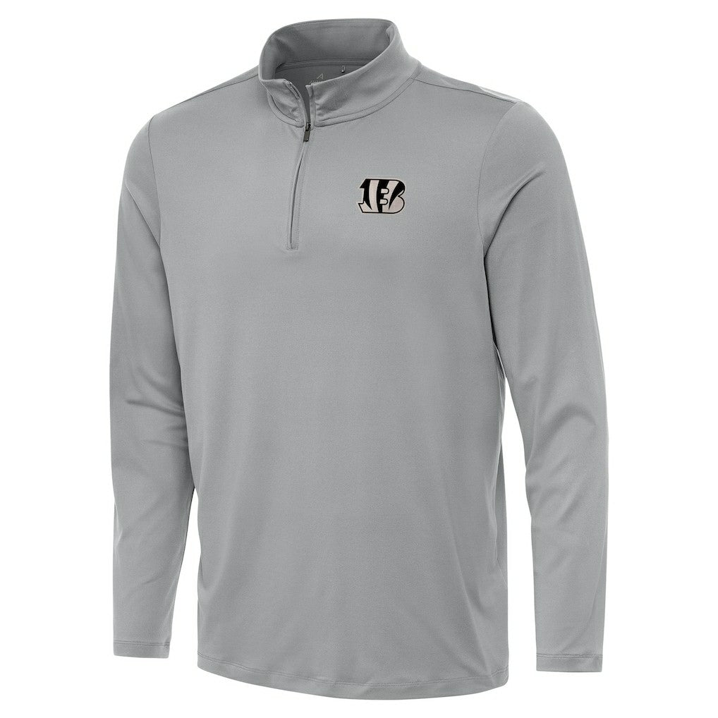 Cincinnati Bengals Antigua Reprocess Quarter-Zip Top | NFL Outlet