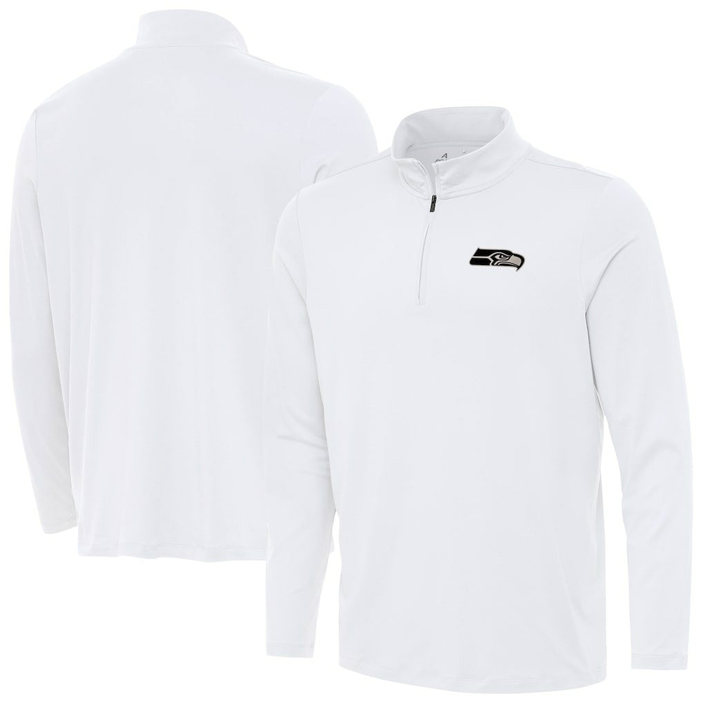 Seattle Seahawks Antigua Reprocess Quarter-Zip Top | NFL Online