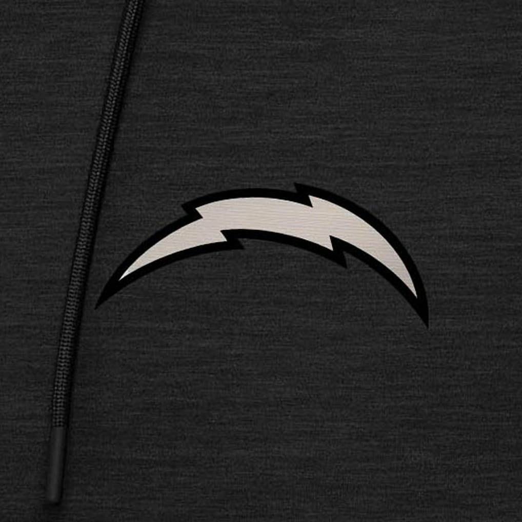 Los Angeles Chargers Antigua Spikes Raglan Quarter-Zip Hoodie | NFL US