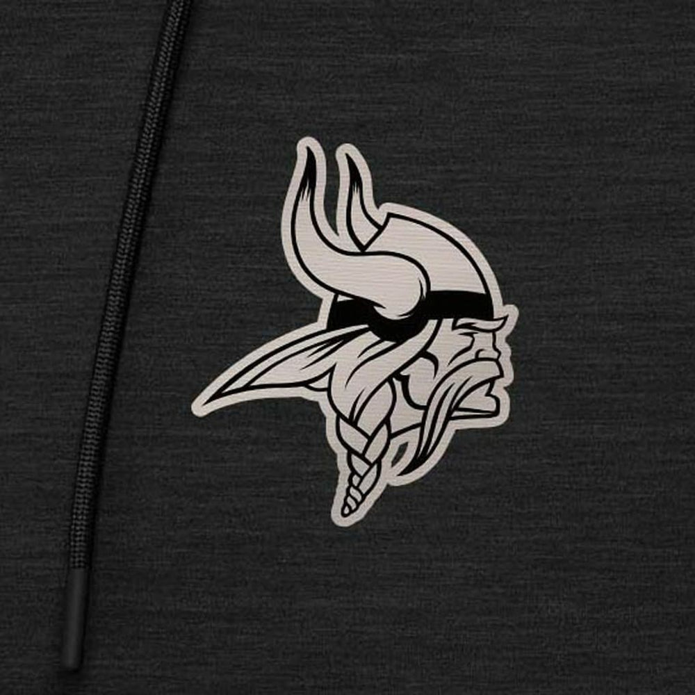 Minnesota Vikings Antigua Spikes Raglan Quarter-Zip Hoodie | NFL Outlet
