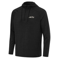 New York Jets Antigua Spikes Raglan Quarter-Zip Hoodie | NFL Discount