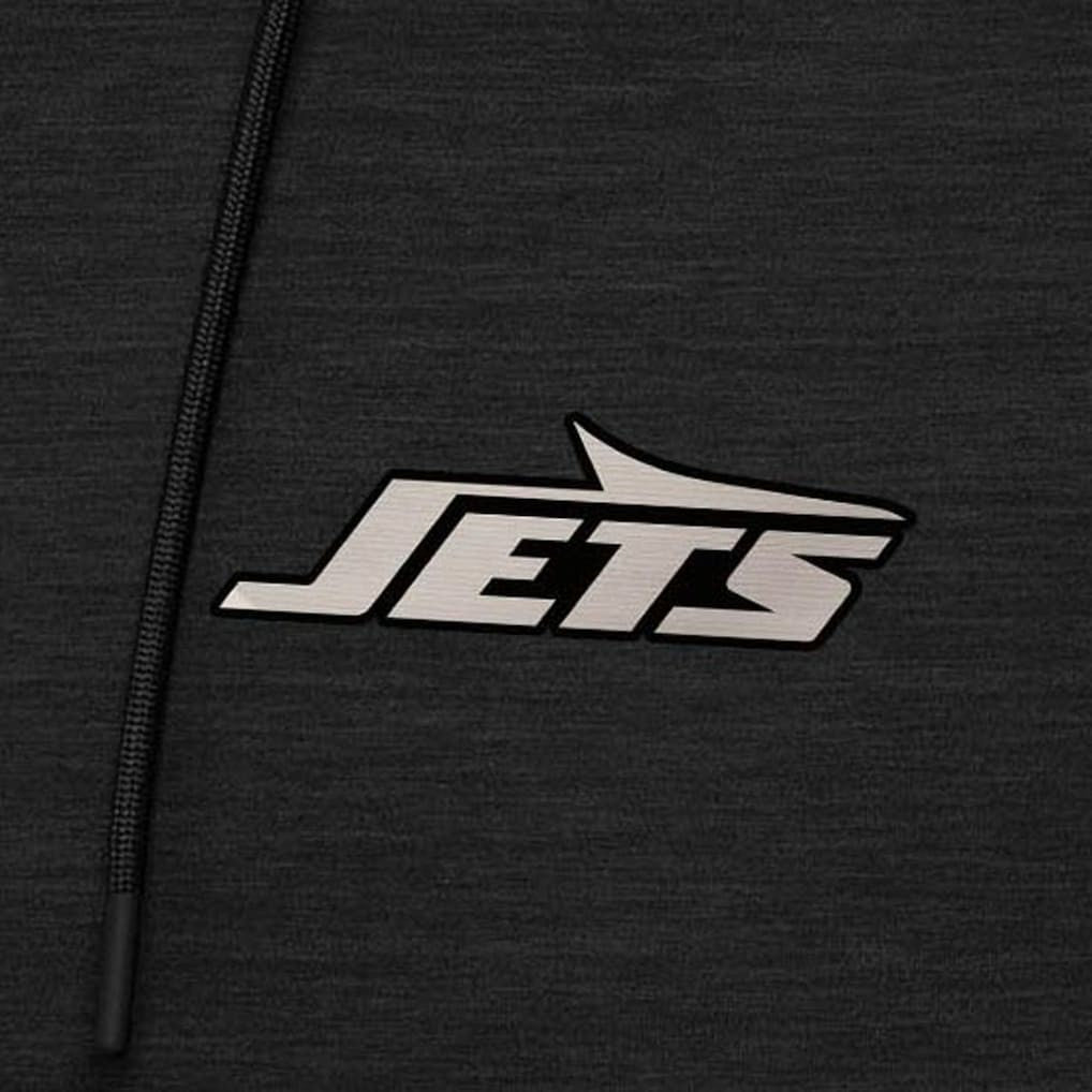 New York Jets Antigua Spikes Raglan Quarter-Zip Hoodie | NFL Discount