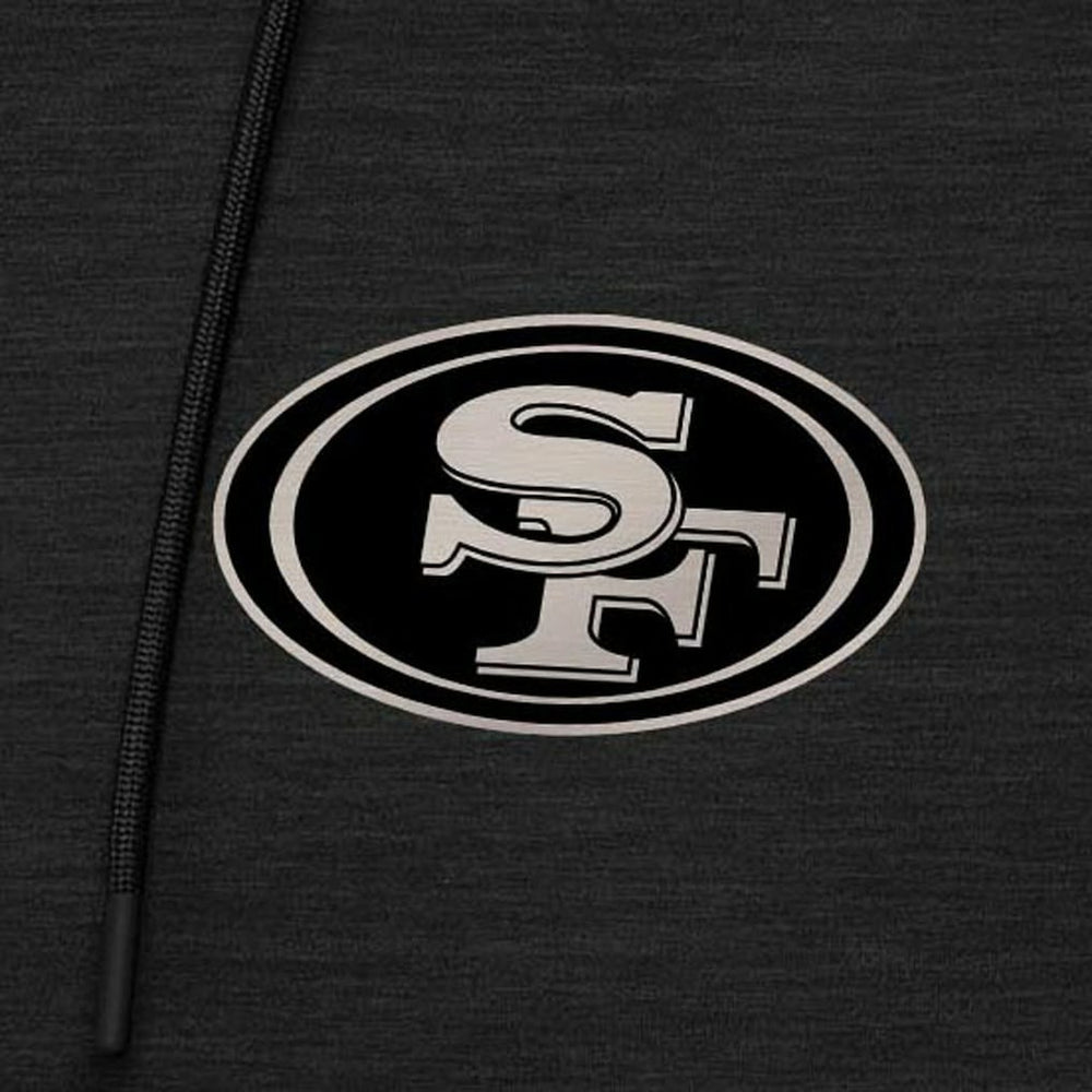 San Francisco 49ers Antigua Spikes Raglan Quarter-Zip Hoodie | NFL Online