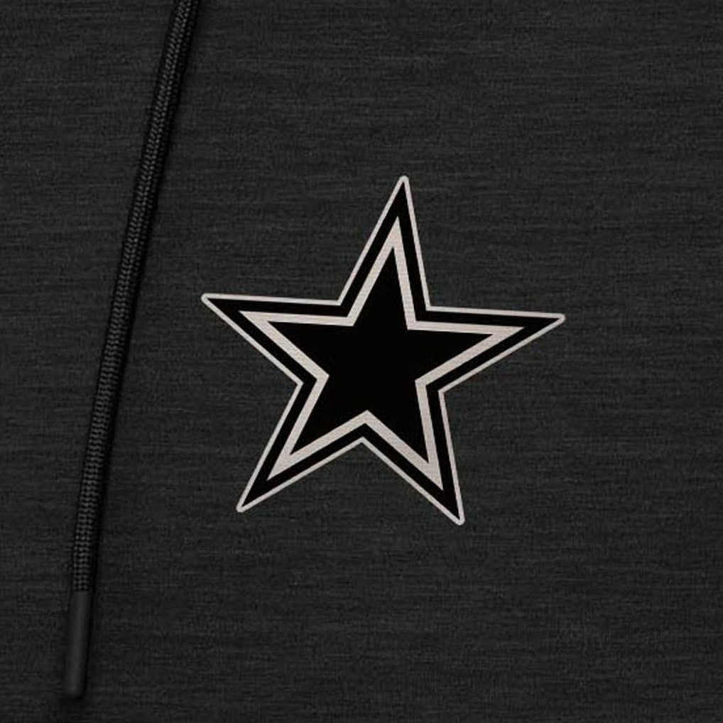Dallas Cowboys Antigua Spikes Raglan Quarter-Zip Hoodie | NFL Outlet
