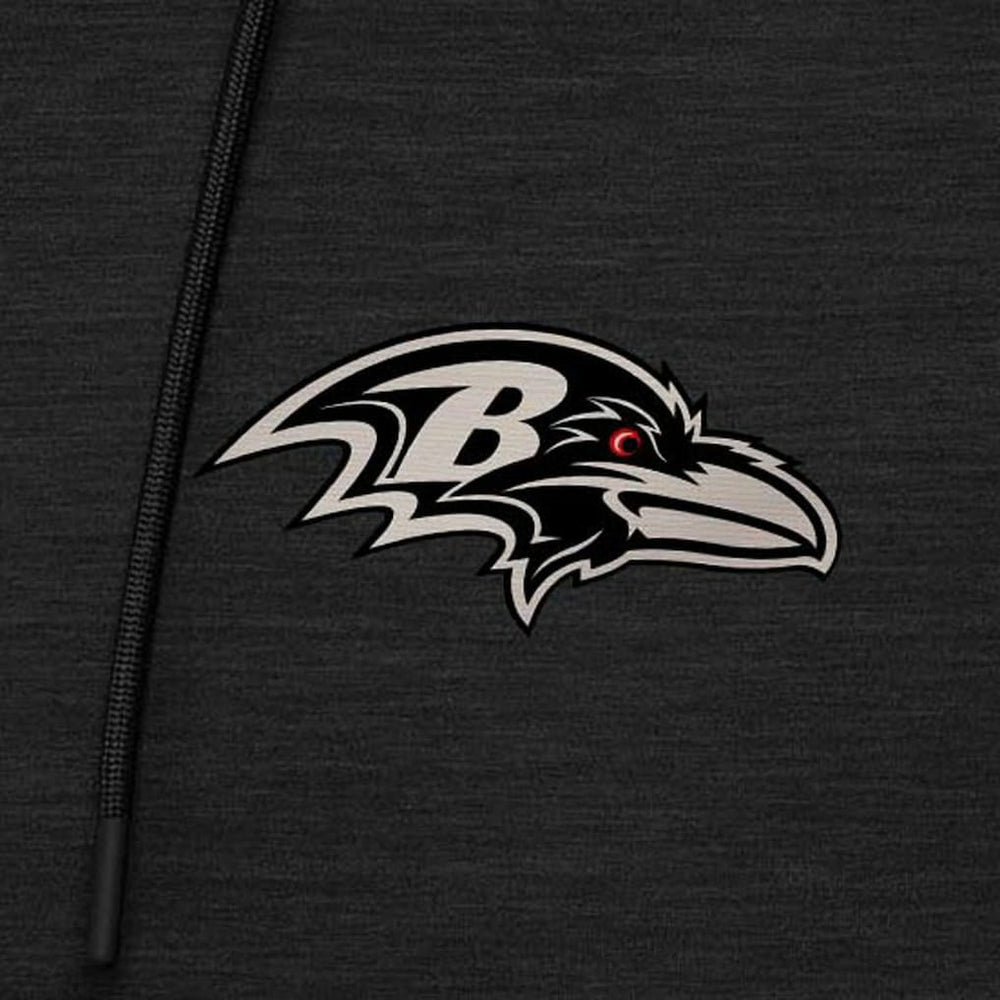 Baltimore Ravens Antigua Spikes Raglan Quarter-Zip Hoodie | NFL Hot
