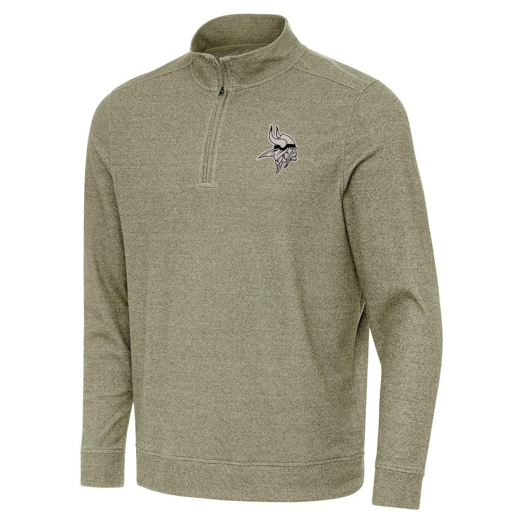 Minnesota Vikings Antigua Subtle Quarter-Zip Top | NFL Online