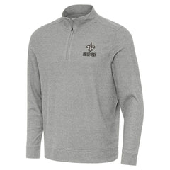 New Orleans Saints Antigua Subtle Quarter-Zip Top | NFL US