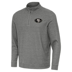 San Francisco 49ers Antigua Subtle Quarter-Zip Top | NFL Discount